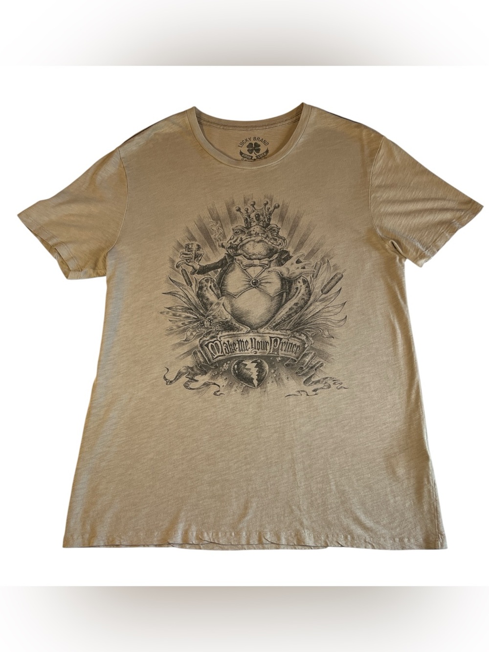 Make Me Your Prince T-Shirt Size Medium Summer 2010 - By Lucky Brand